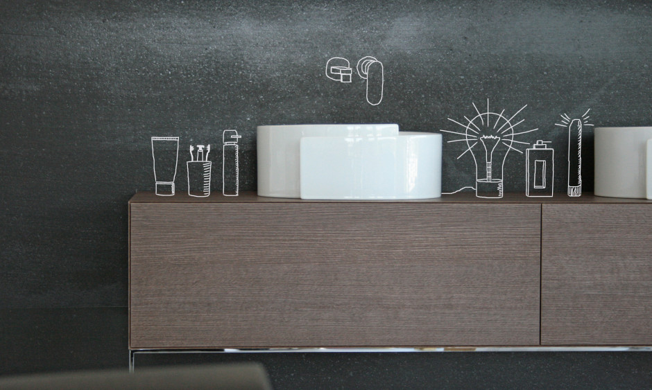 nerosicilia - superfici in pietra lavica fusa